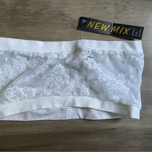 New Mix White Lace Bandeau